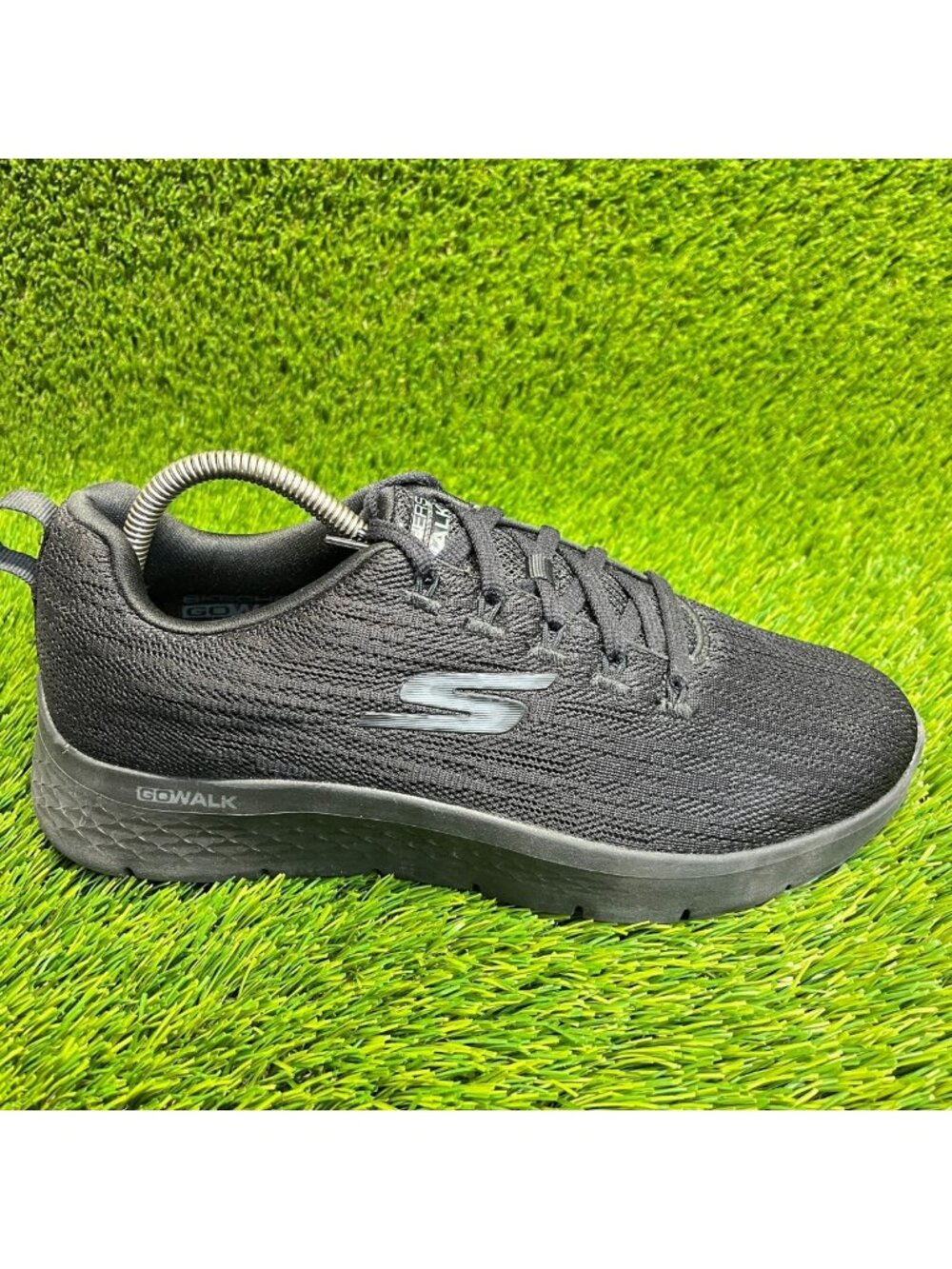Skechers Go Walk Flex Mens Size 8 Black Athletic Running Walking Shoes Sneakers
